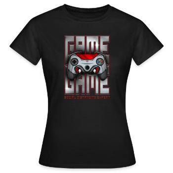 Lustige Retro-Gaming-Videospiele - Frauen T-Shirt - Schwarz - Vorne - AI Model Female 172 dark (172cm)