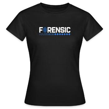 Infirmière médico-légale Criminalistique médico-légale - T-shirt Femme - noir - Devant - AI Model Female 172 dark (172cm)
