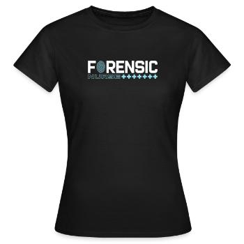 Infirmière médico-légale Criminalistique médico-légale - T-shirt Femme - noir - Devant - AI Model Female 172 dark (172cm)