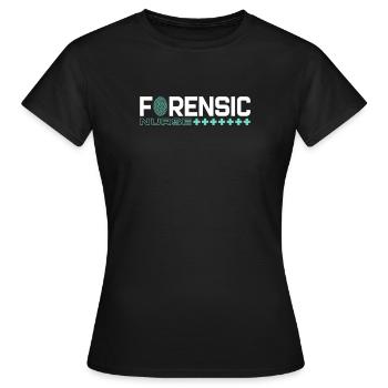 Infirmière médico-légale Criminalistique médico-légale - T-shirt Femme - noir - Devant - AI Model Female 172 dark (172cm)