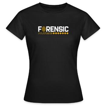 Infirmière médico-légale Criminalistique médico-légale - T-shirt Femme - noir - Devant - AI Model Female 172 dark (172cm)