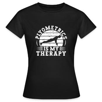 Powerlifting Bodybuilders Powerlifting Bodybuilders - T-shirt Femme - noir - Devant - AI Model Female 172 dark (172cm)