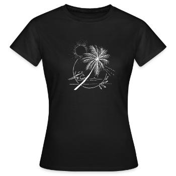 Feiertag - Frauen T-Shirt - Schwarz - Vorne - AI Model Female 172 dark (172cm)