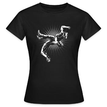 Lutter - T-shirt Femme - noir - Devant - AI Model Female 172 dark (172cm)