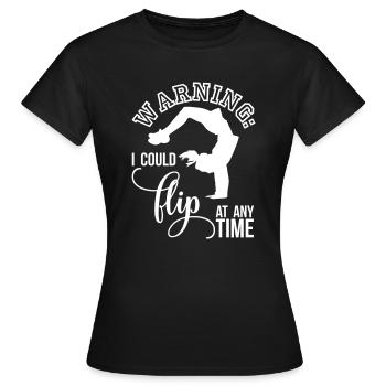 Gymnastics Gymnast Gymnastics Floor Gymnastics Gift - Women's T-Shirt - black - Front - AI Model Female 172 dark (172cm)
