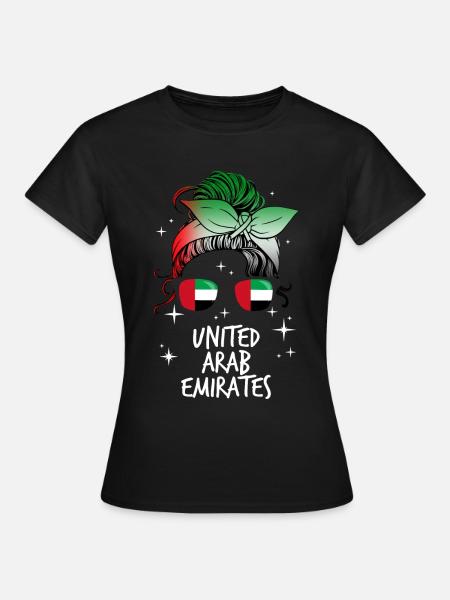 Vereinigte Arabische Emirate - Frauen T-Shirt - Schwarz