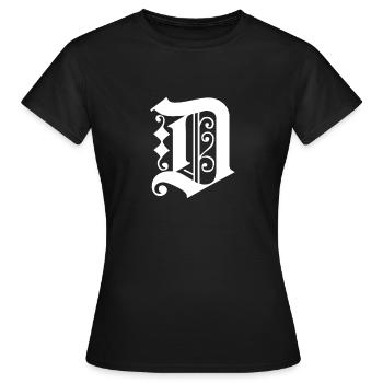 Detroit T Shirt Graphic - Frauen T-Shirt - Schwarz - Vorne - AI Model Female 172 dark (172cm)