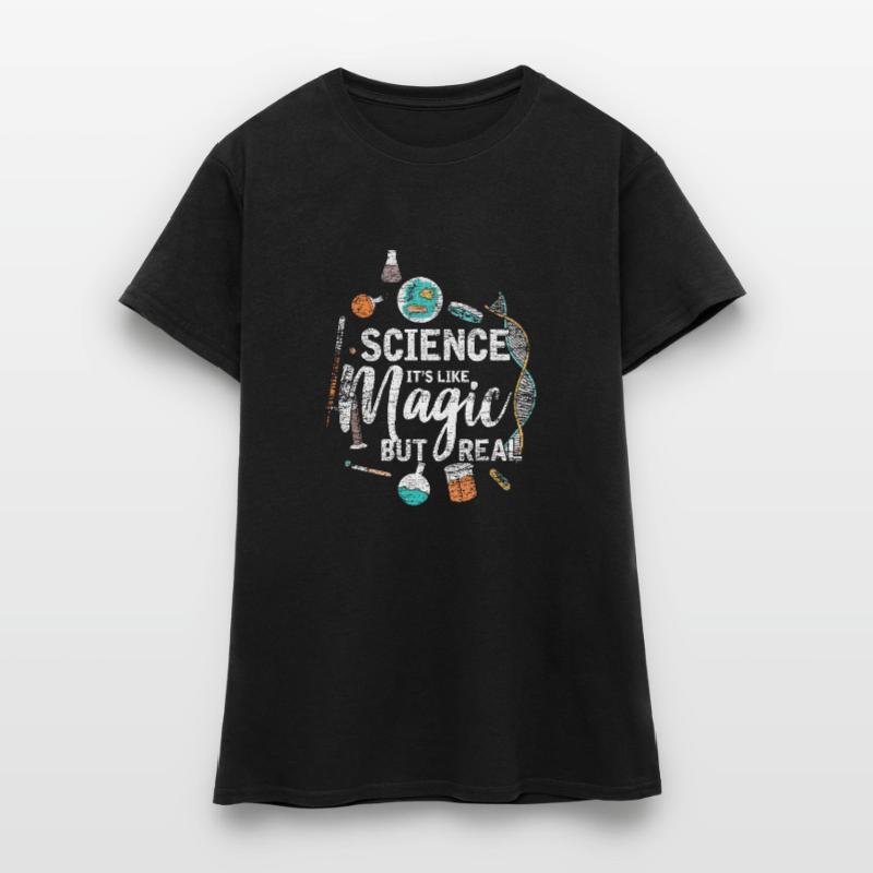 Magic science real reality math physics nerd Women's T-Shirt