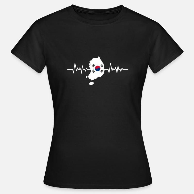 Corée - T-shirt Femme - noir