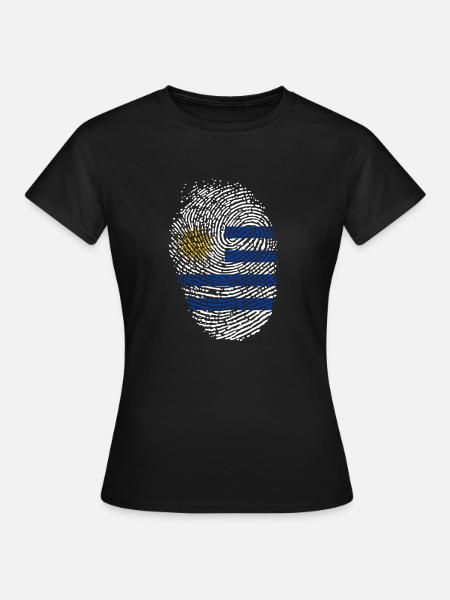 Uruguay - Frauen T-Shirt - Schwarz