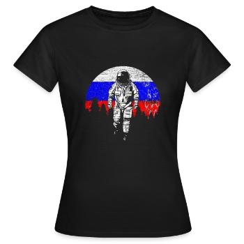 Russie - T-shirt Femme - noir - Devant - AI Model Female 172 dark (172cm)