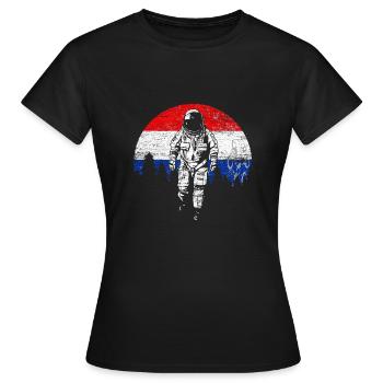 Netherlands - Women's T-Shirt - black - Front - AI Model Female 172 dark (172cm)