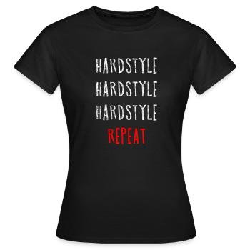 Hardstyle - T-shirt Femme - noir - Devant - AI Model Female 172 dark (172cm)