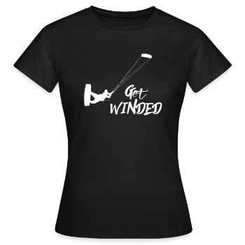 Kitesurf - Kitesurf - Kitesurf - Kitesurf - T-shirt Femme - noir - Devant - AI Model Female 172 dark (172cm)