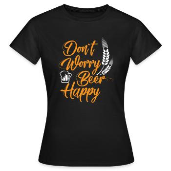 Don't worry.. - Gift - Women's T-Shirt - black - Front - AI Model Female 172 dark (172cm)