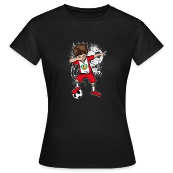 Peru National Team World Championship WC - Women's T-Shirt - black - Front - AI Model Female 172 dark (172cm)