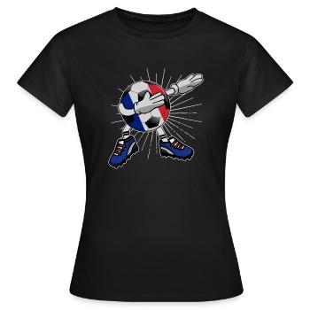 Football Dabbing France Équipe France Coupe du Monde - T-shirt Femme - noir - Devant - AI Model Female 172 dark (172cm)