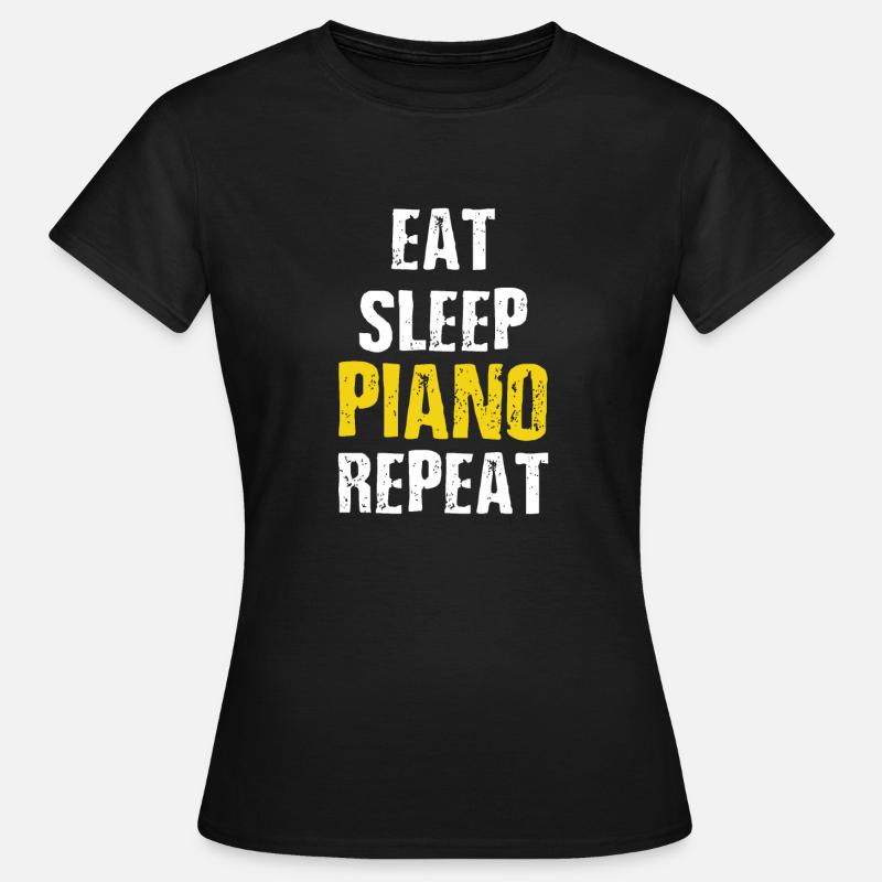 piano - Women's T-Shirt - black