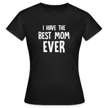 Beste Mutter - Frauen T-Shirt - Schwarz - Vorne - AI Model Female 172 dark (172cm)