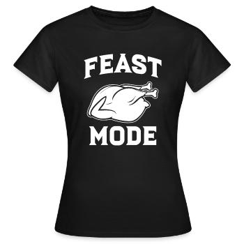 Mode fête - T-shirt Femme - noir - Devant - AI Model Female 172 dark (172cm)