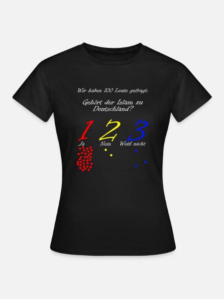 Does Islam become Germany? Pro Islam - Women's T-Shirt - black