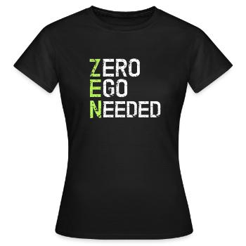 Zen - Frauen T-Shirt - Schwarz - Vorne - AI Model Female 172 dark (172cm)
