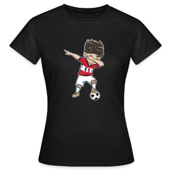 France Gift Dab - T-shirt Femme - noir - Devant - AI Model Female 172 dark (172cm)