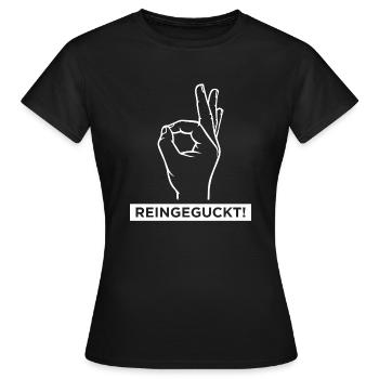 Regarder - T-shirt Femme - noir - Devant - AI Model Female 172 dark (172cm)