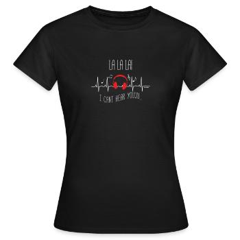 Musikalische Notizen Musikliebhaber - Frauen T-Shirt - Schwarz - Vorne - AI Model Female 172 dark (172cm)