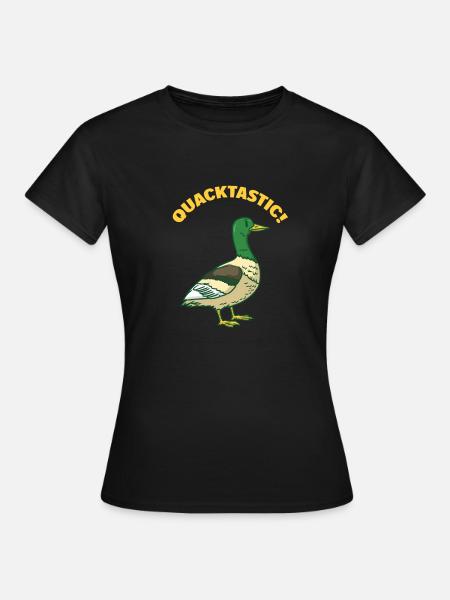 Quack - Quacktastic! Ente - Wildente - Frauen T-Shirt - Schwarz