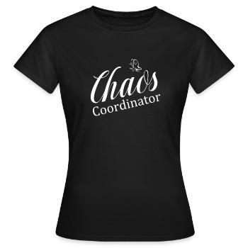 Chaos Coordinator - T-shirt Femme - noir - Devant - AI Model Female 172 dark (172cm)