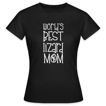 Echse - Echsen - Echsenbesitzer - Mom - Geschenk - Frauen T-Shirt - Schwarz - Vorne - AI Model Female 172 dark (172cm)