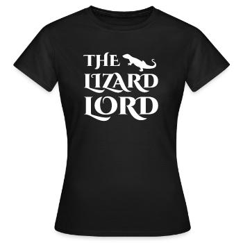 Echse - Echsen - Echsenbesitzer - Lord - Geschenk - Frauen T-Shirt - Schwarz - Vorne - AI Model Female 172 dark (172cm)