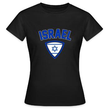 Israel - Frauen T-Shirt - Schwarz - Vorne - AI Model Female 172 dark (172cm)