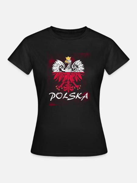 Pologne - T-shirt Femme - noir