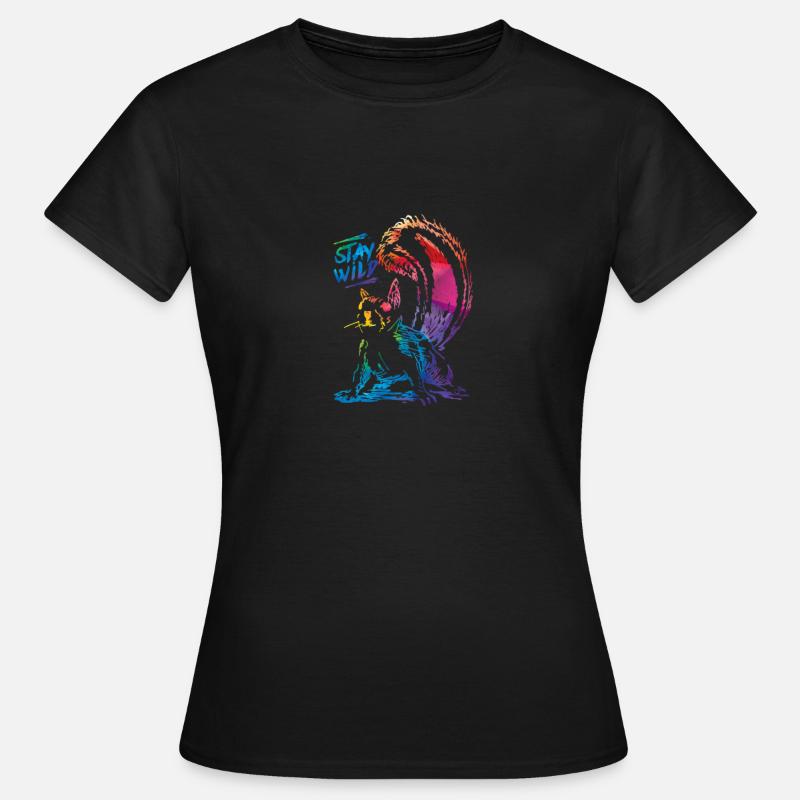 squirrel - Women's T-Shirt - black