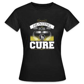 Chasse à la guérison - T-shirt Femme - noir - Devant - AI Model Female 172 dark (172cm)