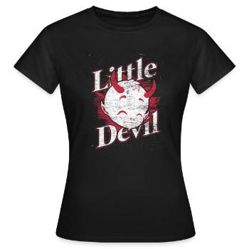 Devil Hunger Eat Hell Gift Purgatory Death - T-shirt Femme - noir - Devant - AI Model Female 172 dark (172cm)