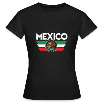 Mexiko - Frauen T-Shirt - Schwarz - Vorne - AI Model Female 172 dark (172cm)