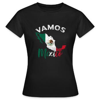 Mexique - T-shirt Femme - noir - Devant - AI Model Female 172 dark (172cm)