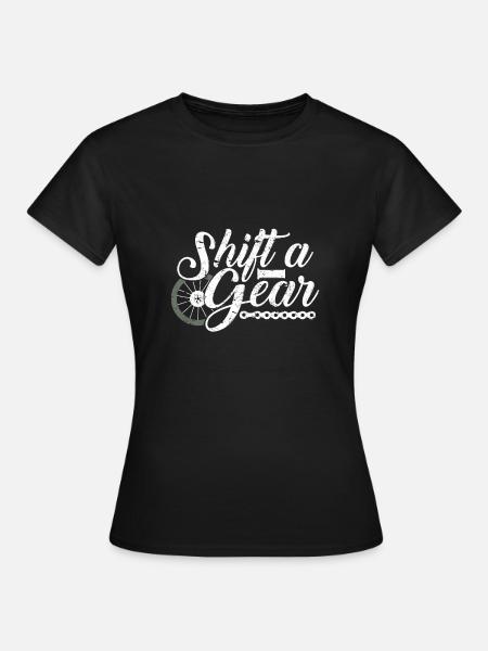 Motorrad Spruch Cross Racer Ausfahrt - Frauen T-Shirt - Schwarz