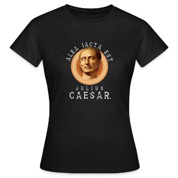 Jules César - T-shirt Femme - noir - Devant - AI Model Female 172 dark (172cm)