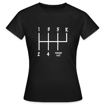 Voiture Sport Tuning Pilote Voiture de sport Sport automobile - T-shirt Femme - noir - Devant - AI Model Female 172 dark (172cm)