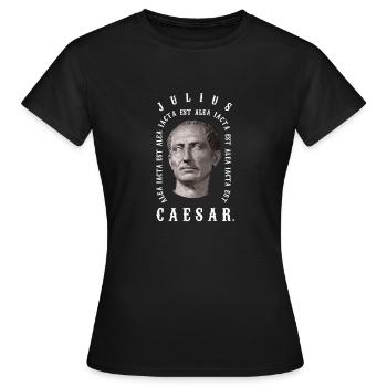 Jules César - T-shirt Femme - noir - Devant - AI Model Female 172 dark (172cm)
