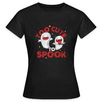 Cadeau d'halloween fantôme fantôme heure fantôme - T-shirt Femme - noir - Devant - AI Model Female 172 dark (172cm)