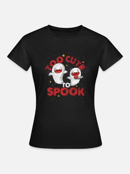 Ghost ghost ghost hour halloween gift - Women's T-Shirt - black