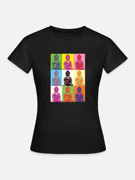 Buddha Popart - Women's T-Shirt - black