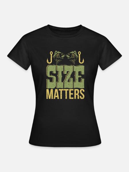 Angeln - Frauen T-Shirt - Schwarz
