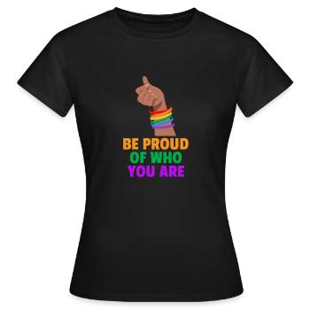 Gay Pride - Women's T-Shirt - black - Front - AI Model Female 172 dark (172cm)
