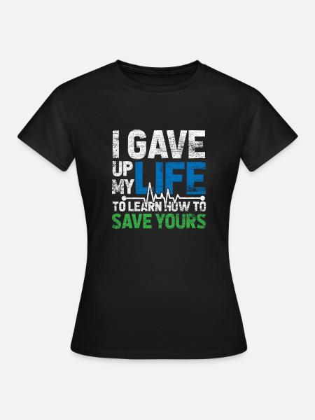 Krankenschwester Arzt Medizin Studium Mediziner - Frauen T-Shirt - Schwarz